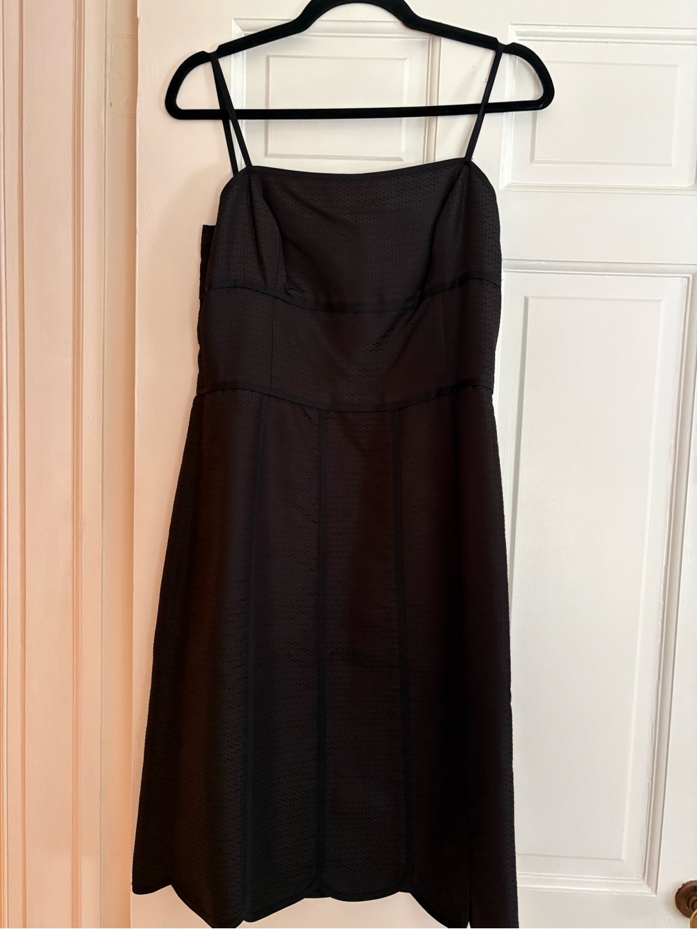 Ann Taylor Classic Black Spaghetti Strap Dress